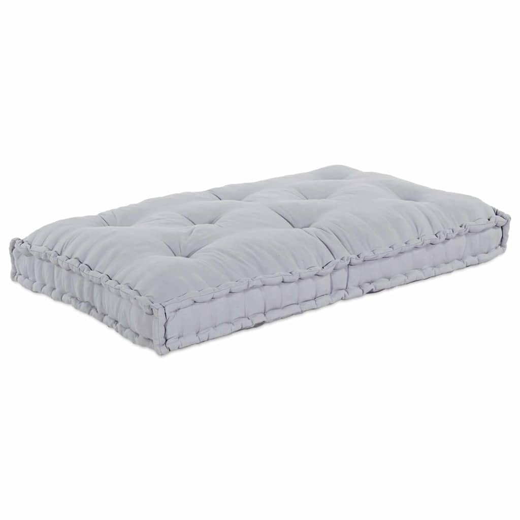 Cuscino per Divano Pallet Grigio 120 x 80 x 12 cm Tessuto