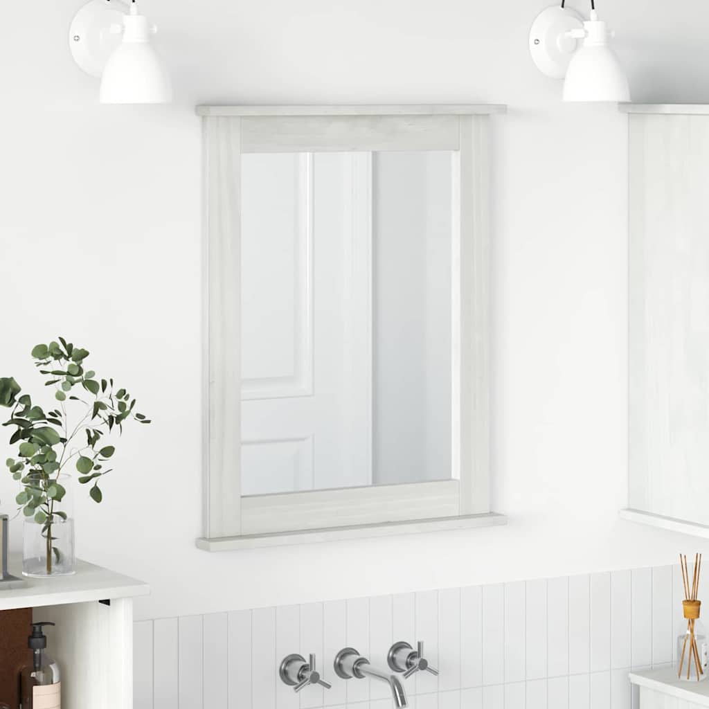 Specchio Rettangolare VIGO Bianco Antico 55,5 x 5 x 70 cm
