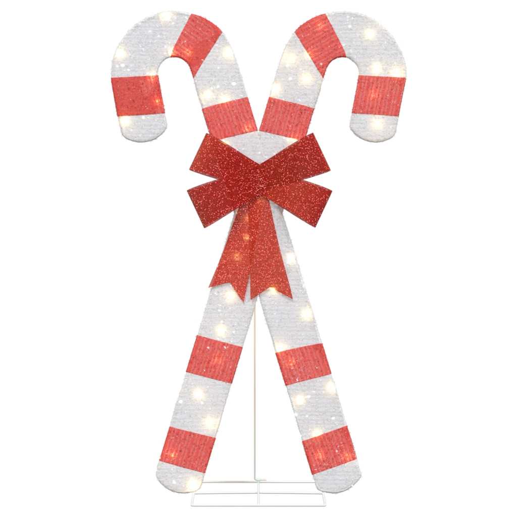 Decorazione Natalizia Bastoncino di zucchero 50LED Bianco Caldo