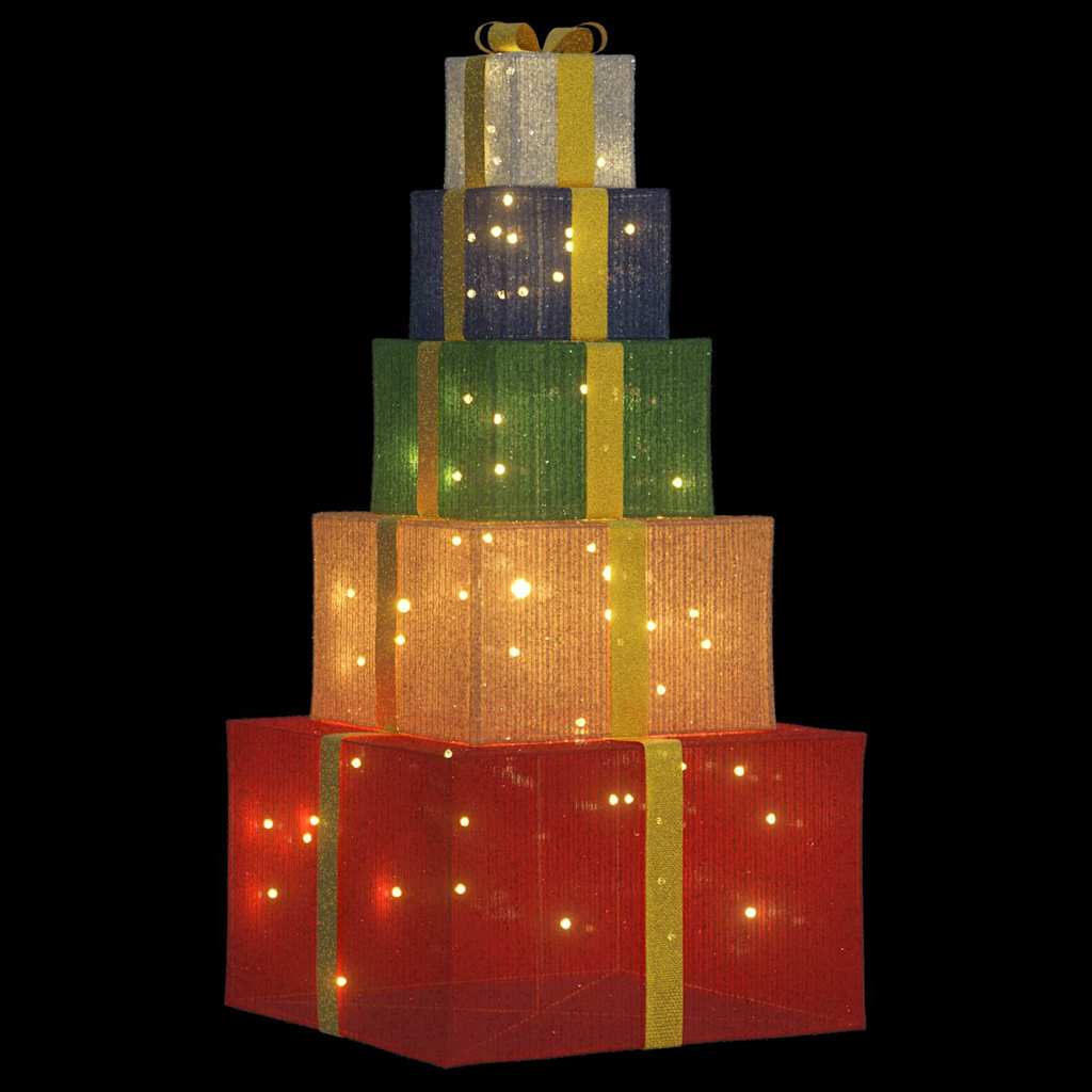 Confezione Regalo Decorazioni Natalizie 250 LED Bianco Caldo