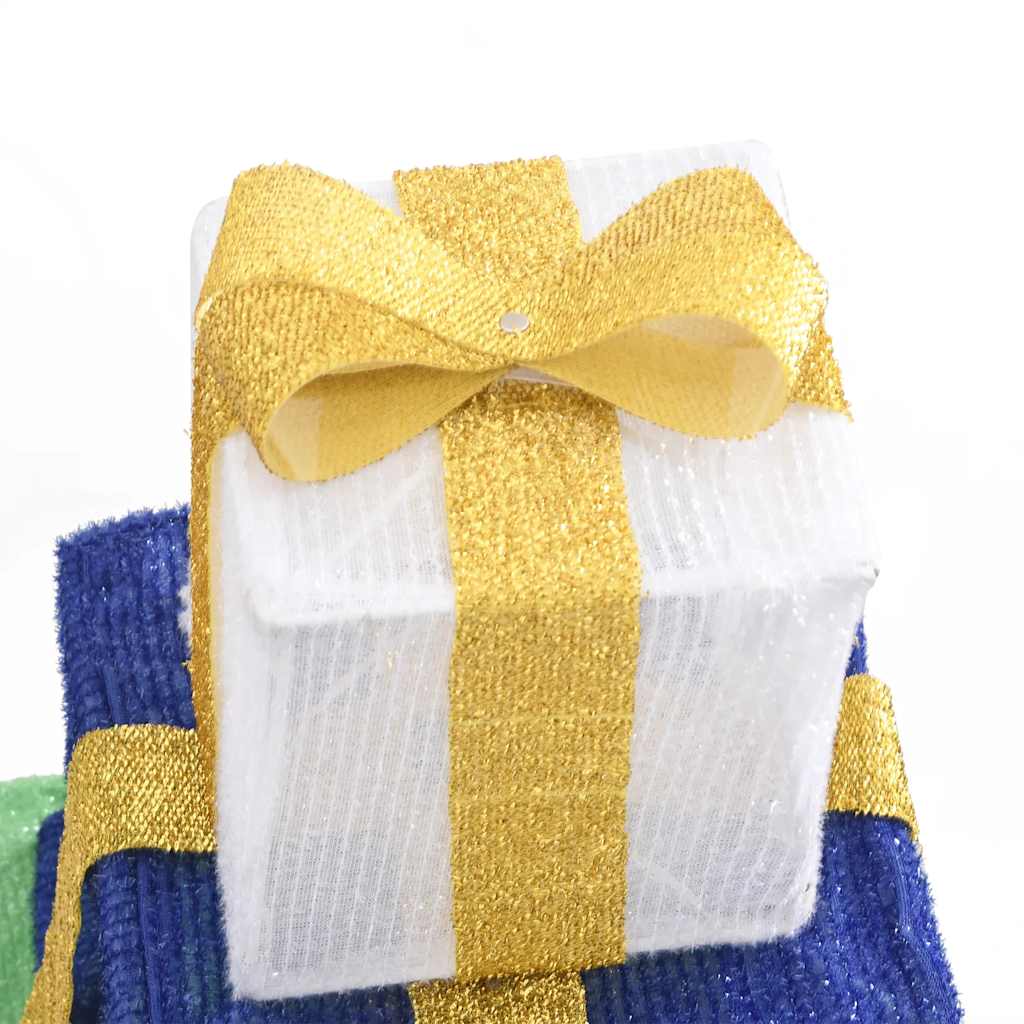 Confezione Regalo Decorazioni Natalizie 250 LED Bianco Caldo