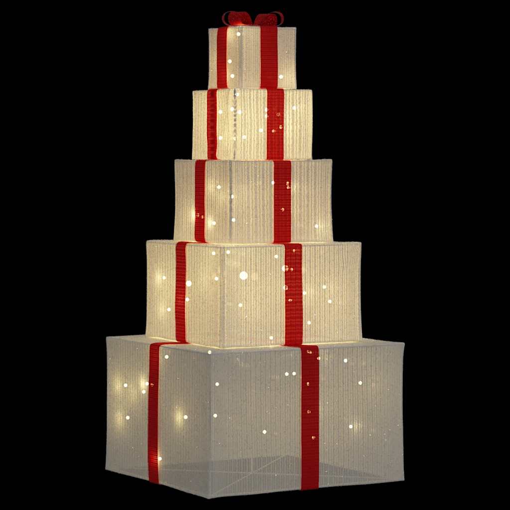 Confezione Regalo Decorazioni Natalizie 250 LED Bianco Caldo