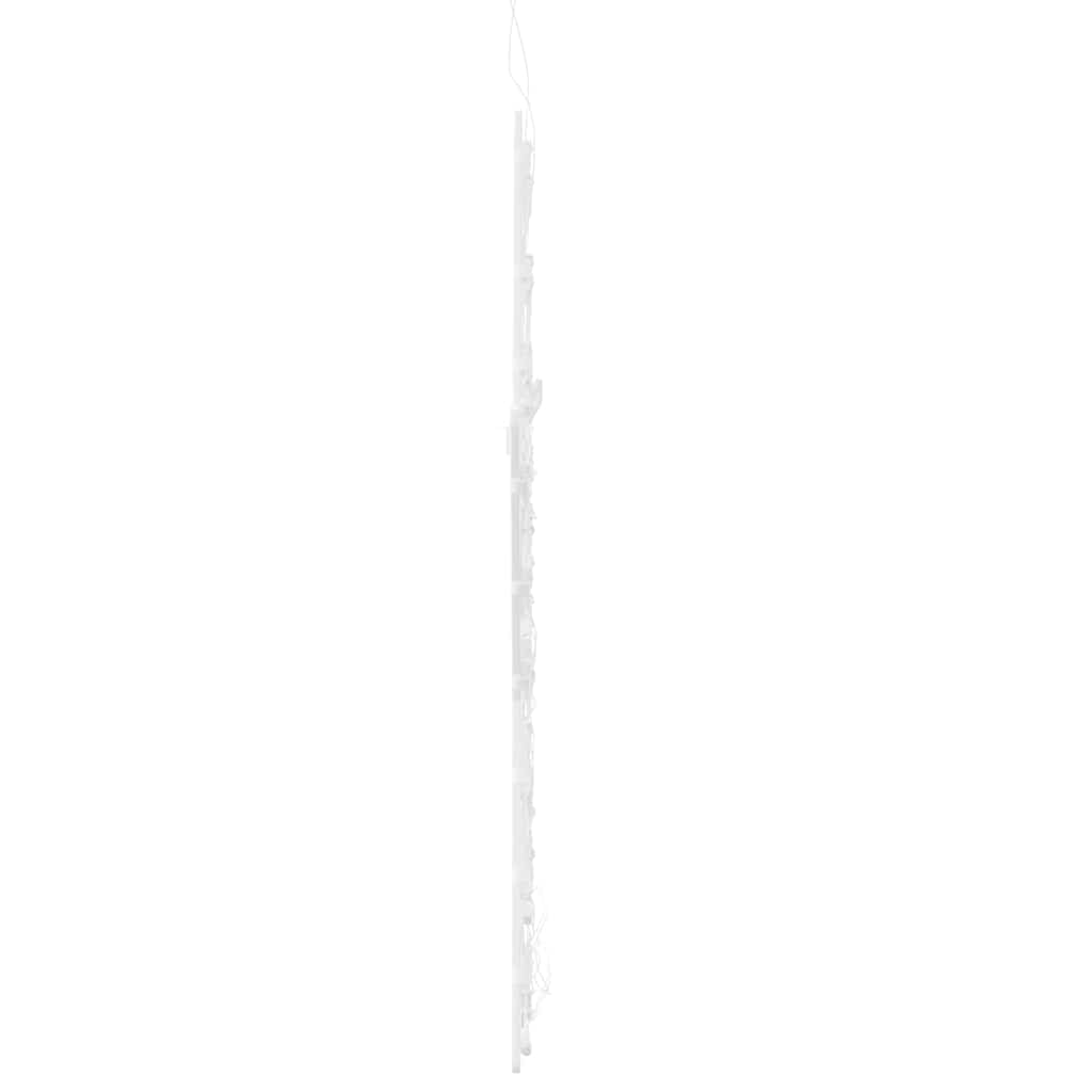 Luci di Natale Stella Silhouette 2 pz 50 LED Bianco Caldo