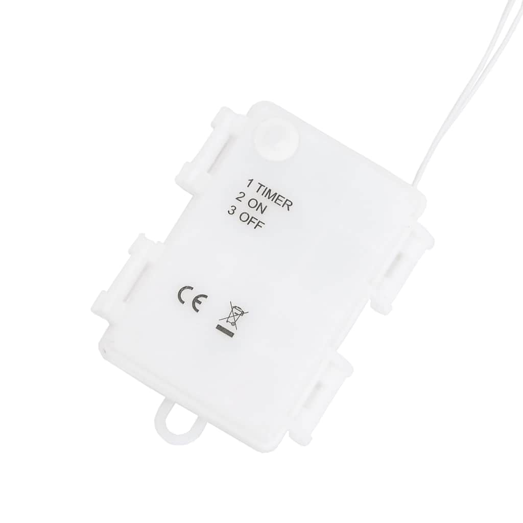 Luci di Natale Albero di Silhouette 2 pz 50 LED Bianco Caldo