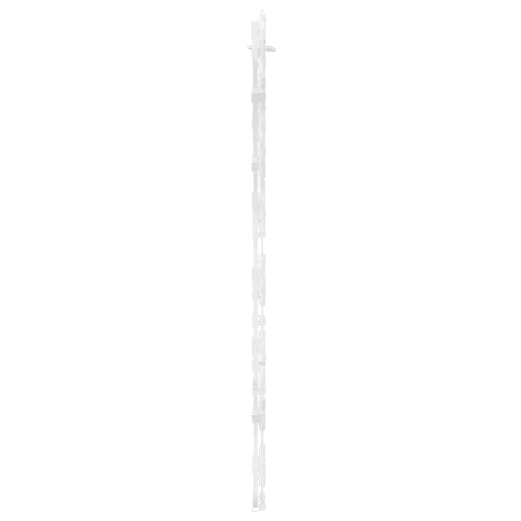 Luci di Natale Babbo Natale 2 pz 35 LED Bianco Caldo