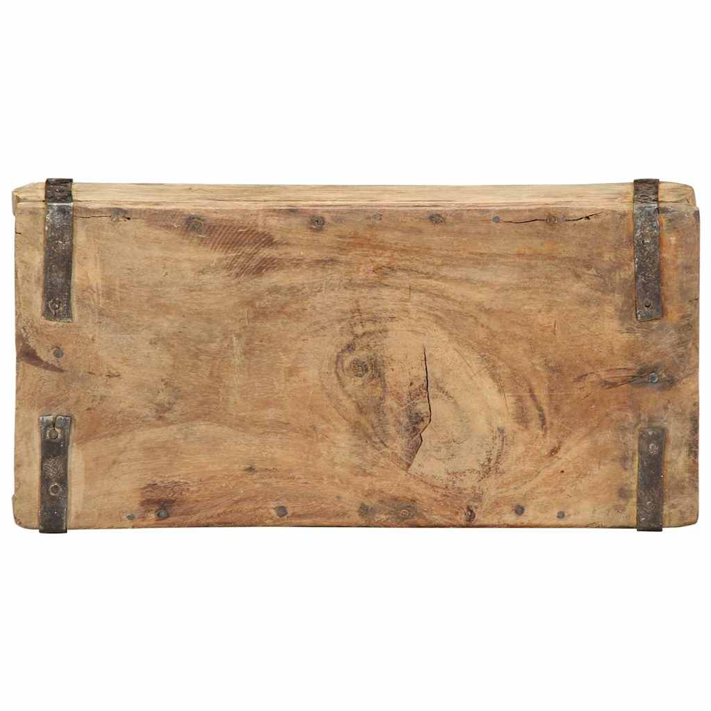 Vassoio 4 pz Marrone 30 x 15 x 9 cm Legno Recuperato Massello