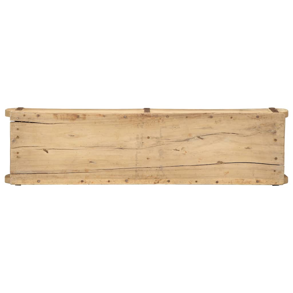 Vassoio Marrone 57 x 15 x 9 cm Legno Recuperato Massello