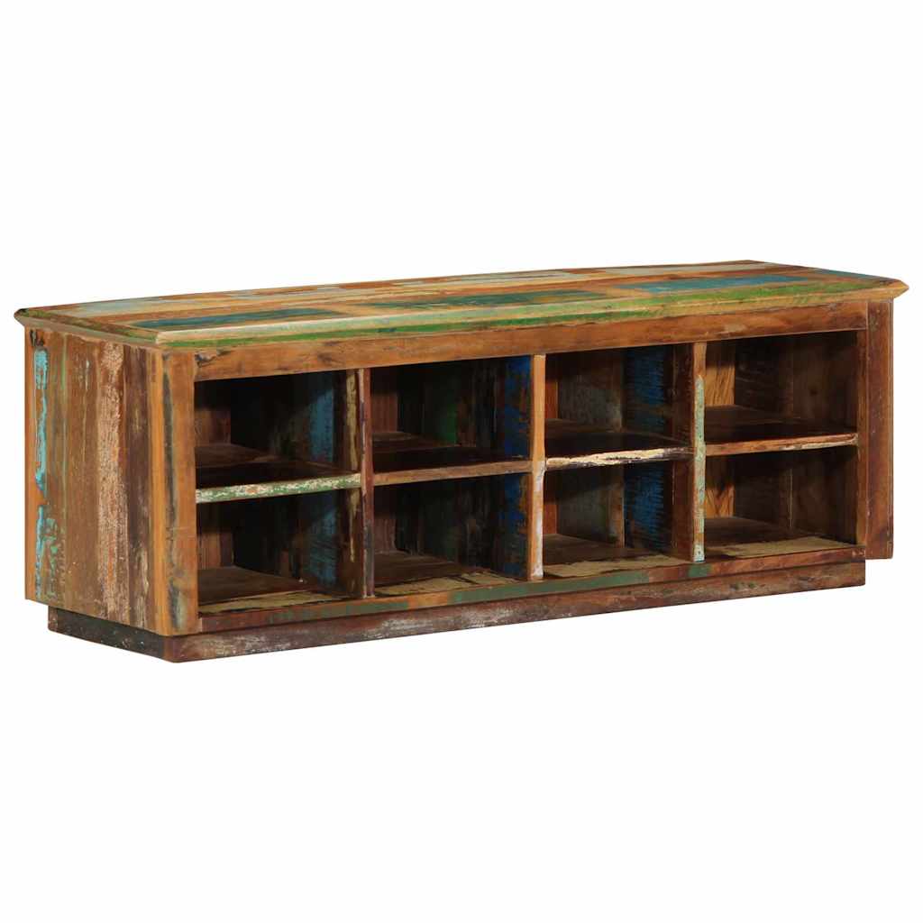 Mobile per scarpe 110 x 35 x 40 cm Legno Recuperato Massello