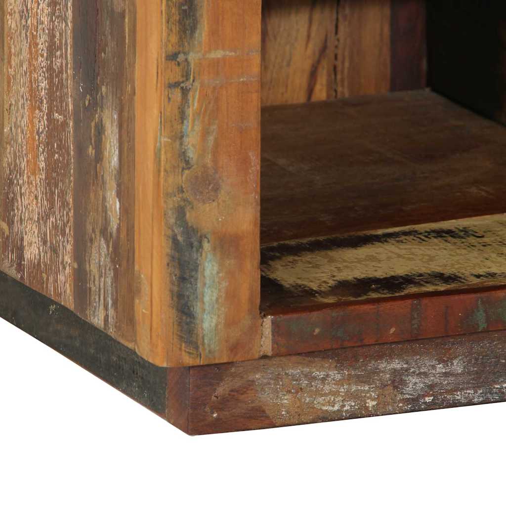 Mobile per scarpe 110 x 35 x 40 cm Legno Recuperato Massello