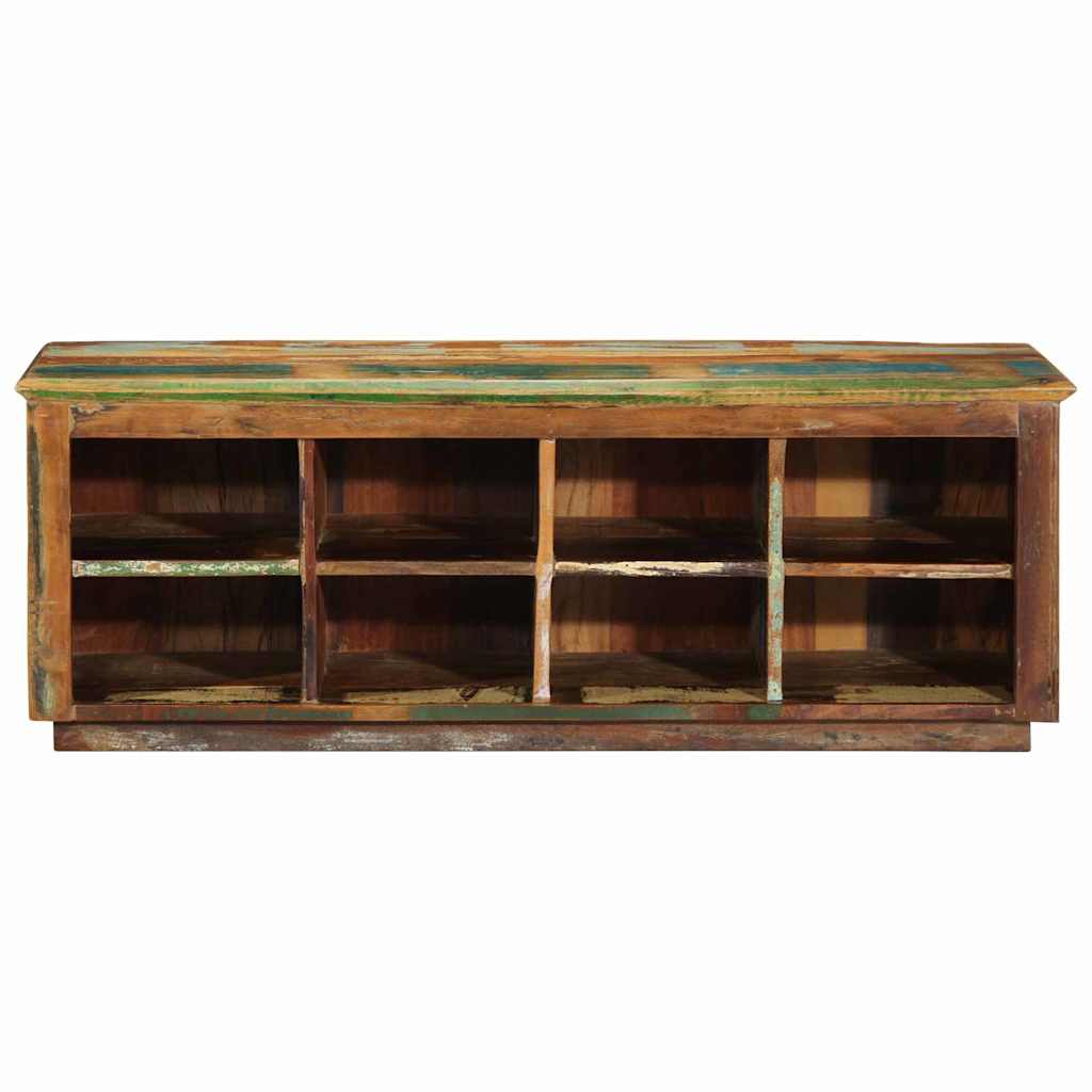 Mobile per scarpe 110 x 35 x 40 cm Legno Recuperato Massello