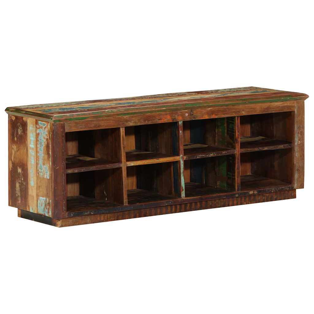 Mobile per scarpe 110 x 35 x 40 cm Legno Recuperato Massello