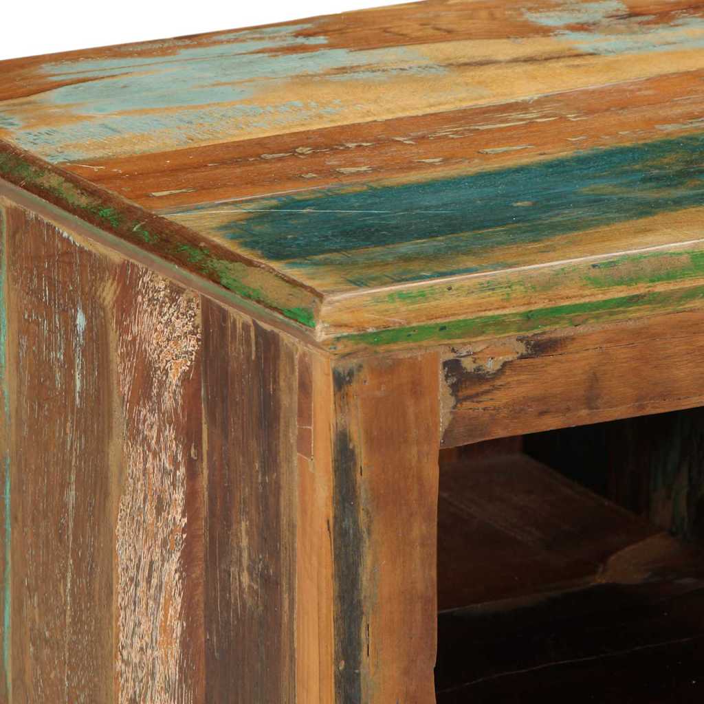 Mobile per scarpe 110 x 35 x 40 cm Legno Recuperato Massello