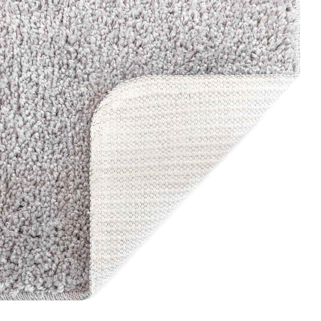 Tappeto Shaggy Antiscivolo Grigio 200 x 200 cm PP