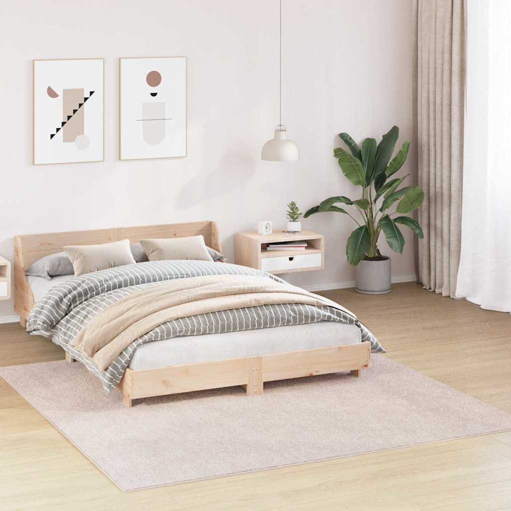 Tappeto Shaggy Antiscivolo Crema 200 x 200 cm PP