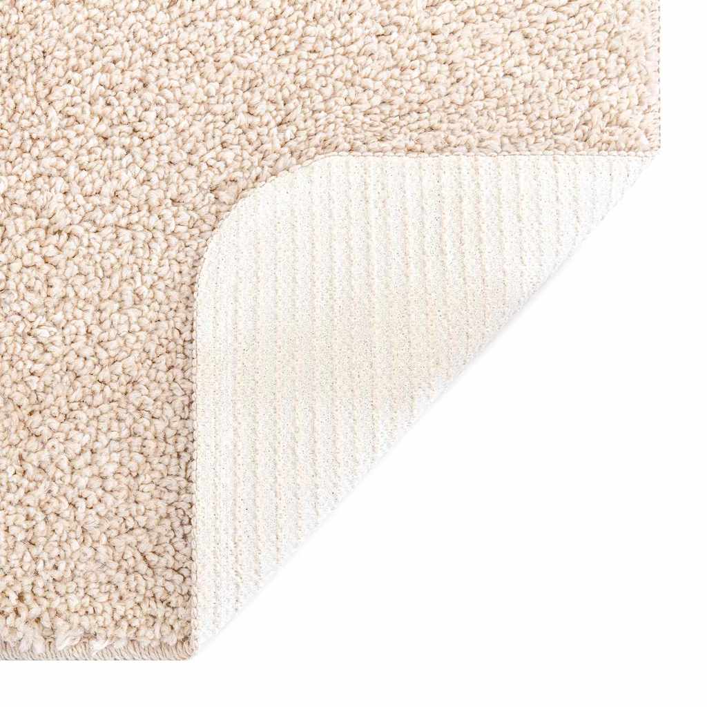 Tappeto Shaggy Antiscivolo Crema 200 x 200 cm PP