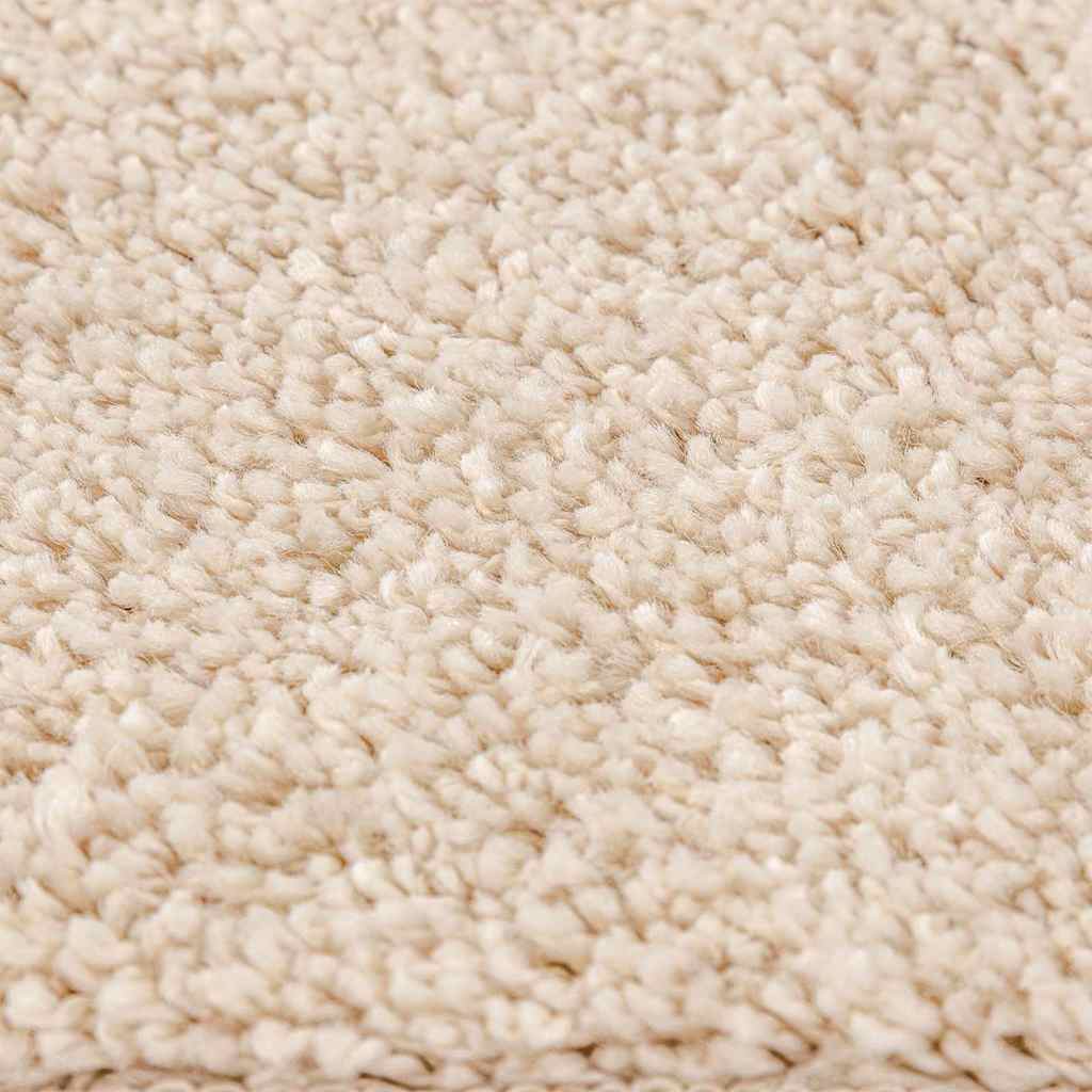 Tappeto Shaggy Antiscivolo Crema 200 x 200 cm PP
