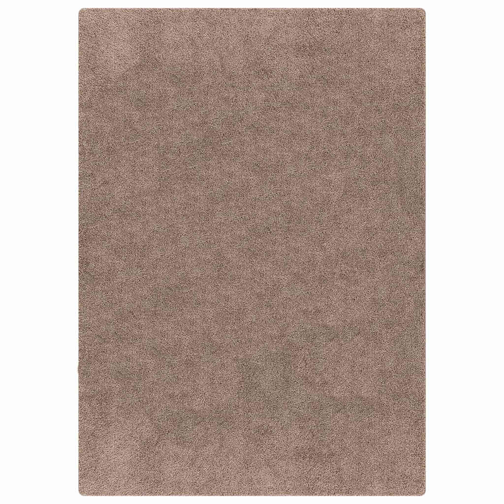 Tappeto Shaggy Antiscivolo Marrone 160 x 230 cm PP