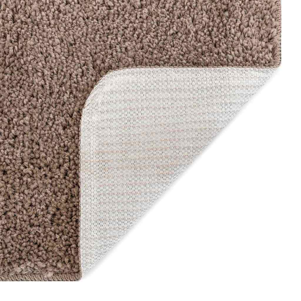 Tappeto Shaggy Antiscivolo Marrone 160 x 230 cm PP