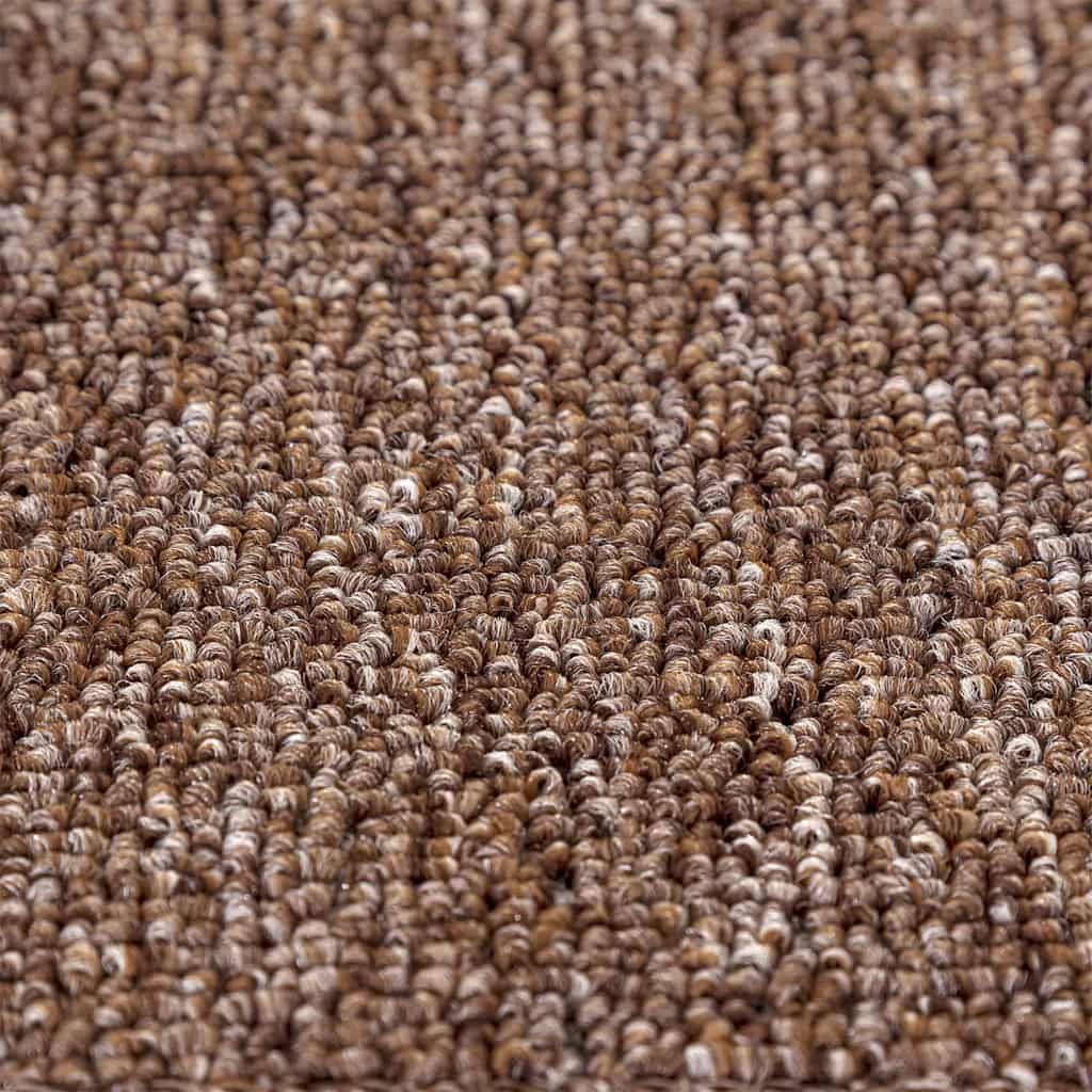 Tappetini Antiscivolo per Scale 15 pz 60 x 25 cm Marrone PP