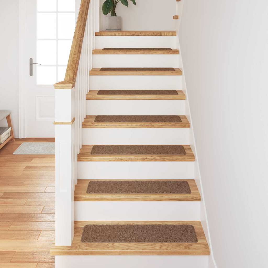 Tappetini Antiscivolo per Scale 15 pz 75 x 20 cm Giallo PP