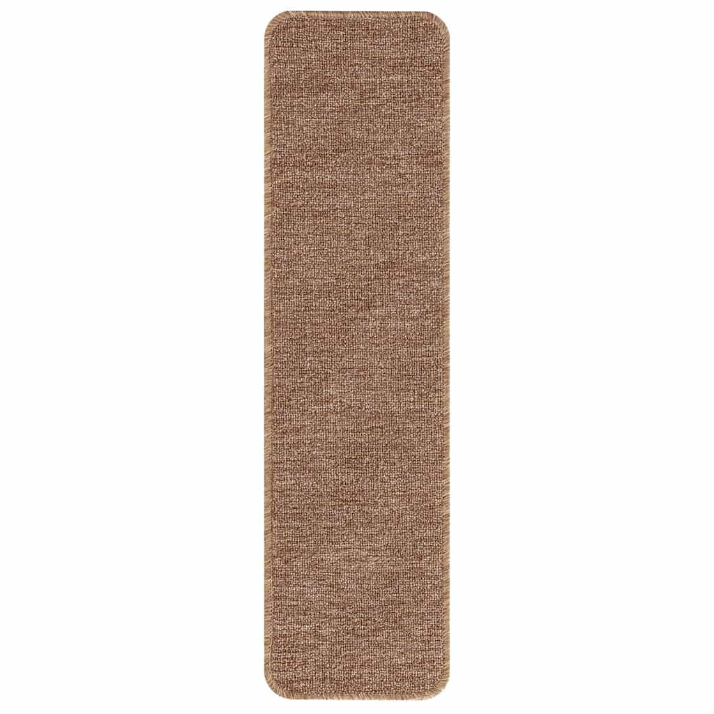 Tappetini Antiscivolo per Scale 15 pz 75 x 20 cm Giallo PP