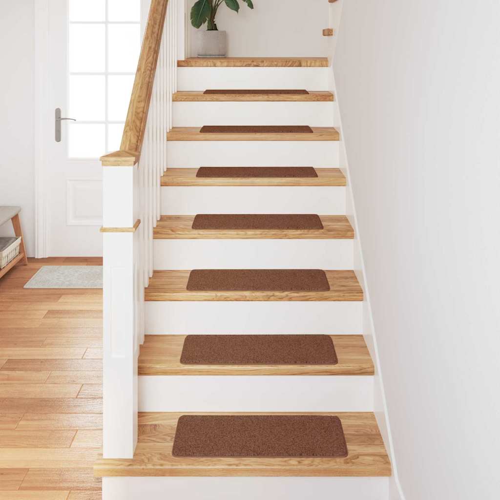 Tappetini Antiscivolo per Scale 15 pz 60 x 25 cm Giallo PP
