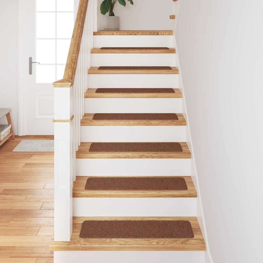 Tappetini Antiscivolo per Scale 15 pz 75 x 20 cm Giallo PP