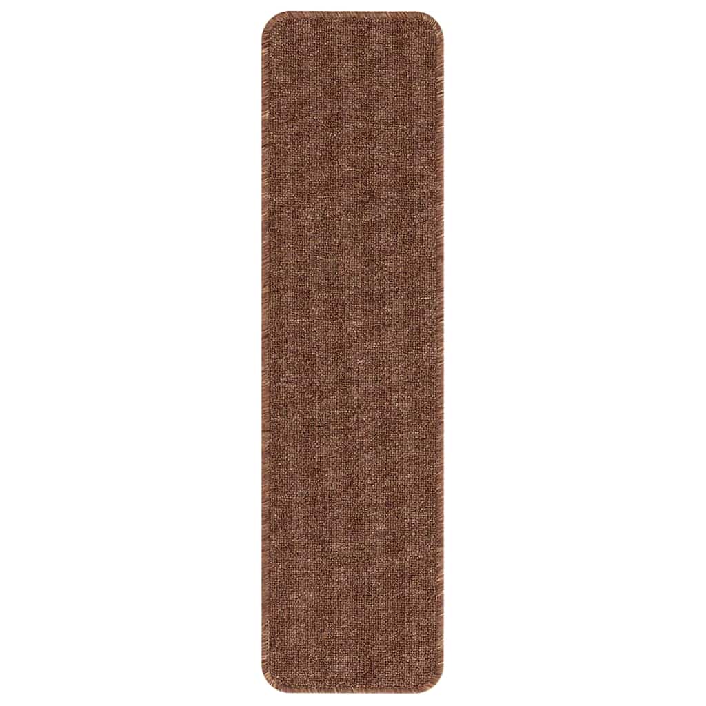 Tappetini Antiscivolo per Scale 15 pz 75 x 20 cm Giallo PP