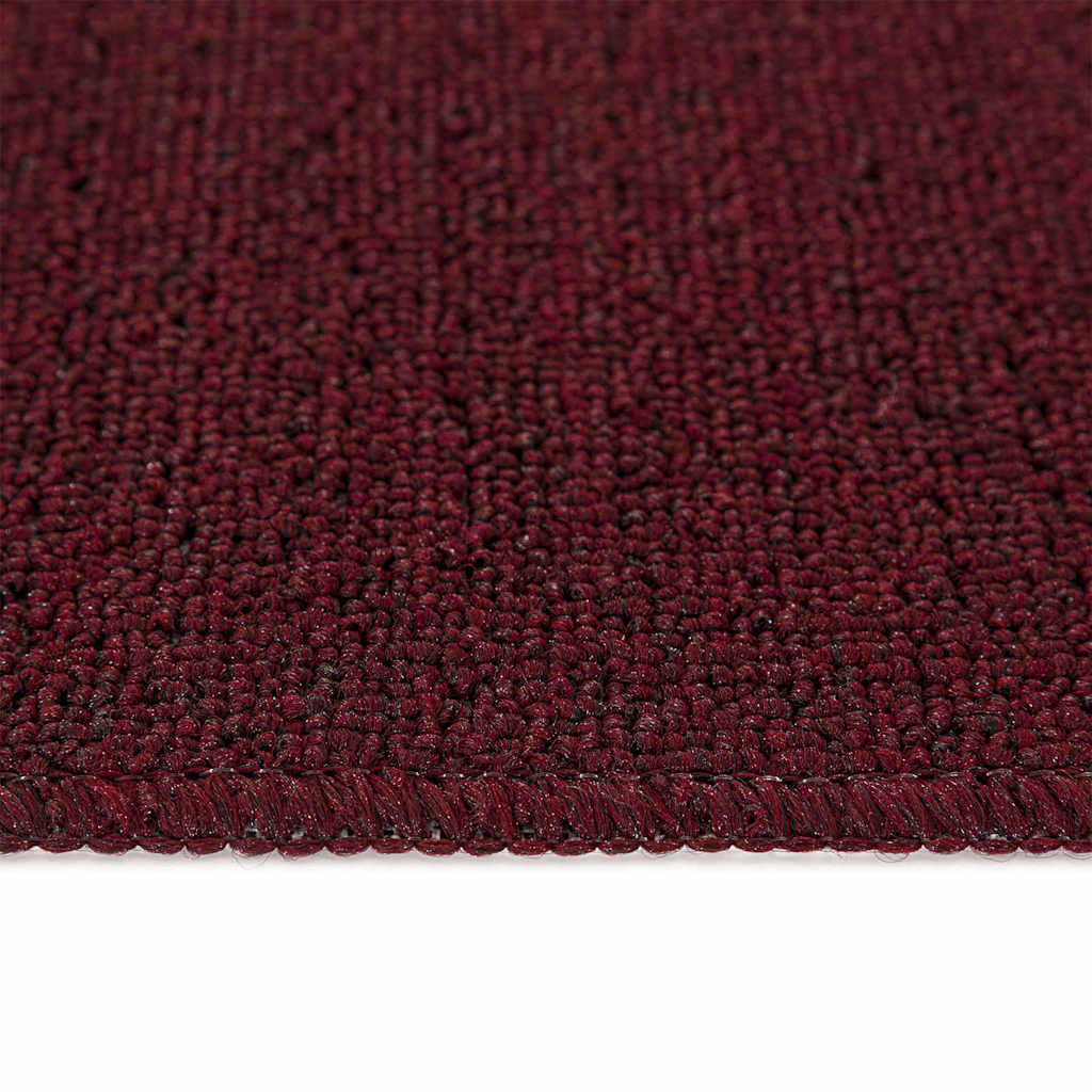 Tappetini Antiscivolo per Scale 15 pz 75 x 20 cm Bordò PP