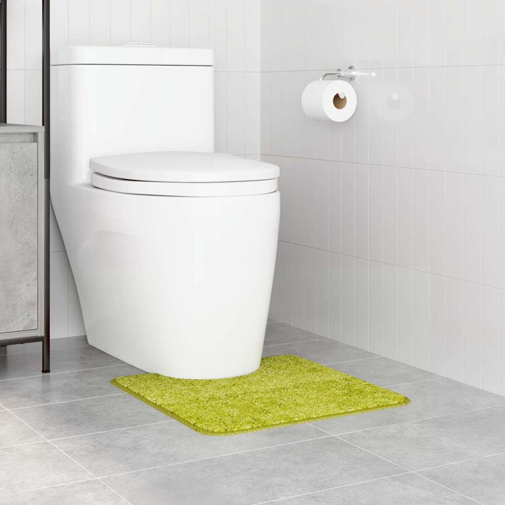 Tappeto Antiscivolo per Bagno con Taglio per Toilette Verde PP