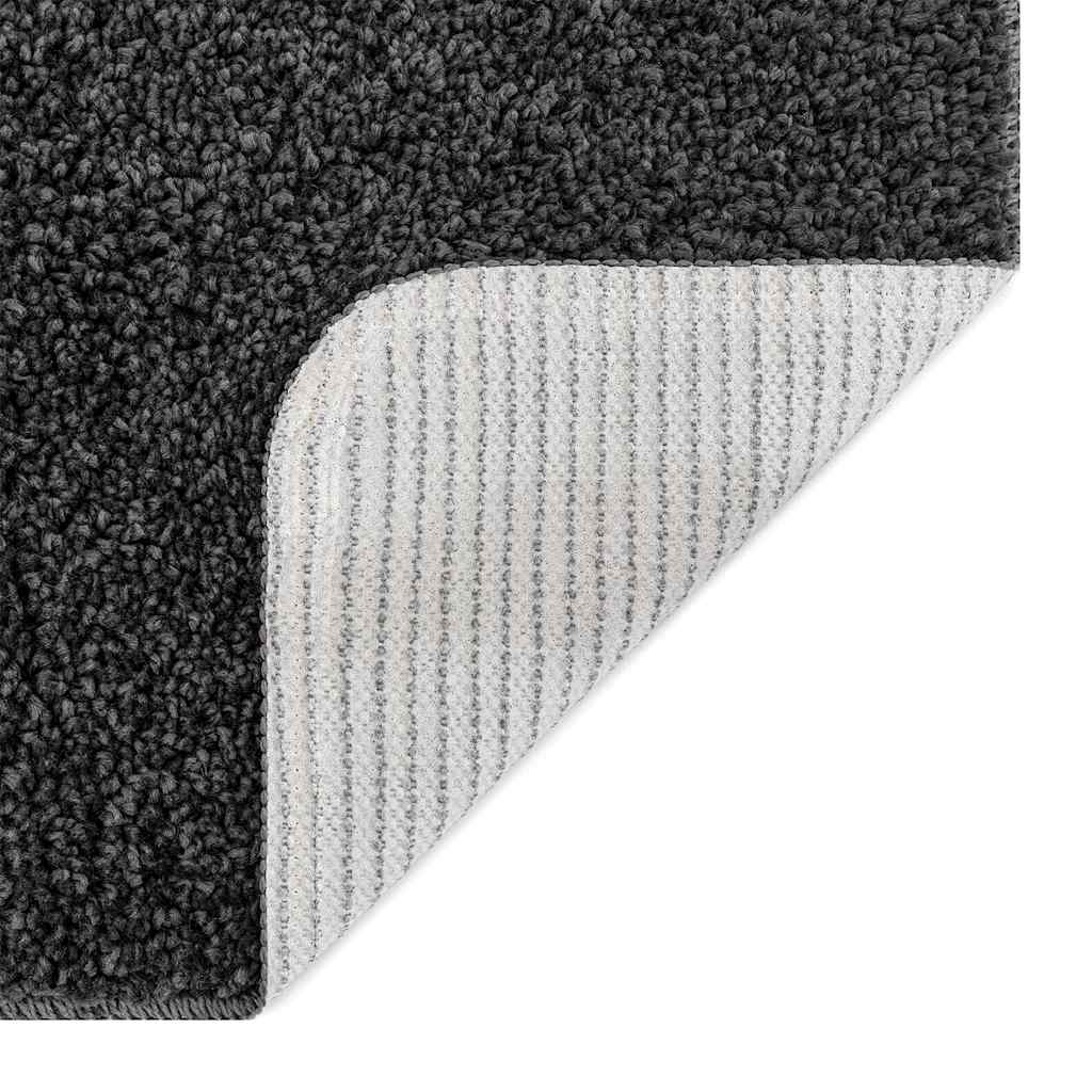 Tappetino da bagno antiscivolo Grigio scuro 50 x 80 cm PP