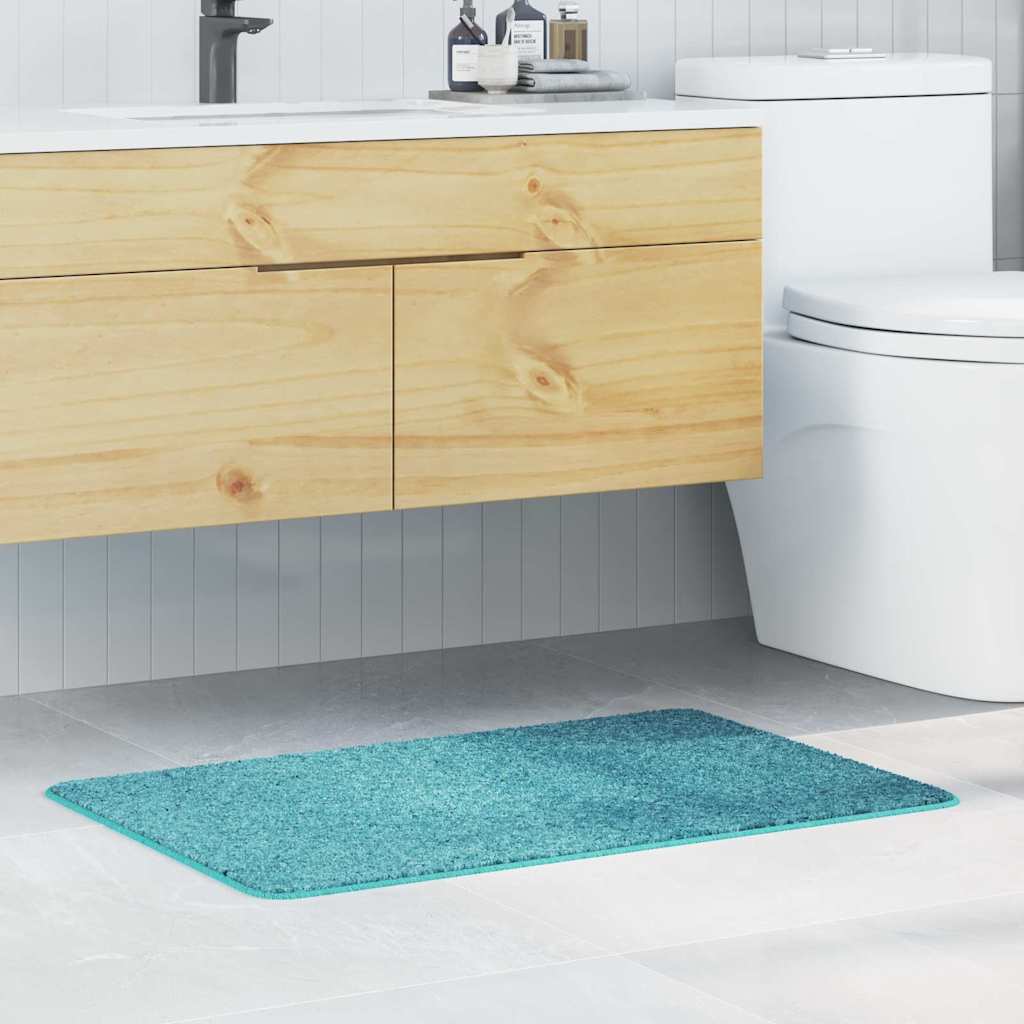Tappetino da bagno antiscivolo Turchese 60 x 90 cm PP