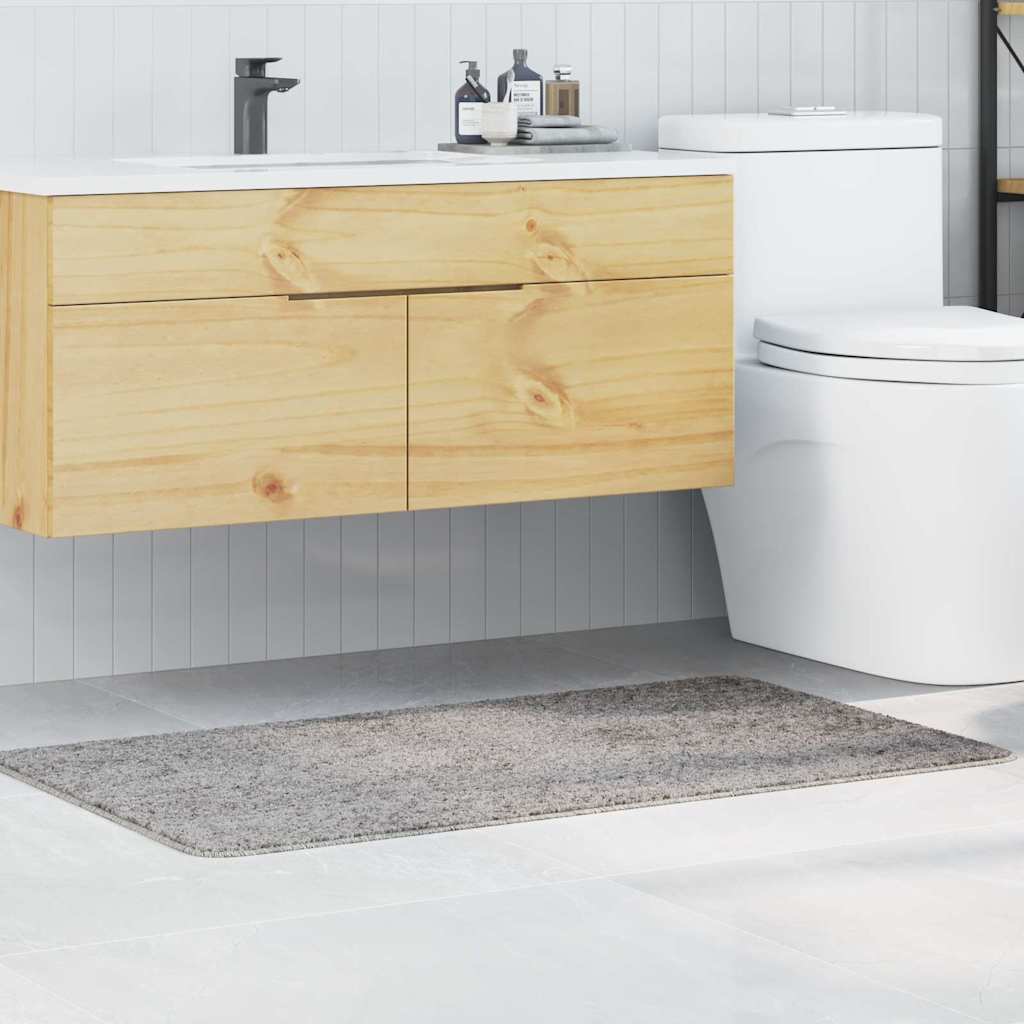 Tappetino da bagno antiscivolo Grigio 70 x 120 cm PP