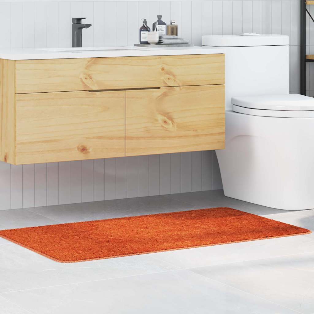 Tappetino da bagno antiscivolo Arancione 70 x 120 cm PP