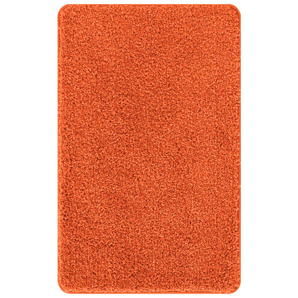 Set di tappetini antiscivolo per il bagno 2 pz Arancione PP