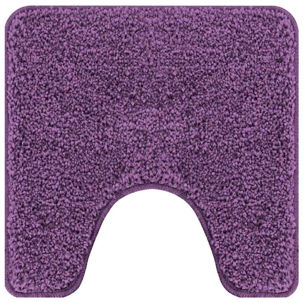 Set di tappetini antiscivolo per il bagno 2 pz Viola 50 x 50 cm
