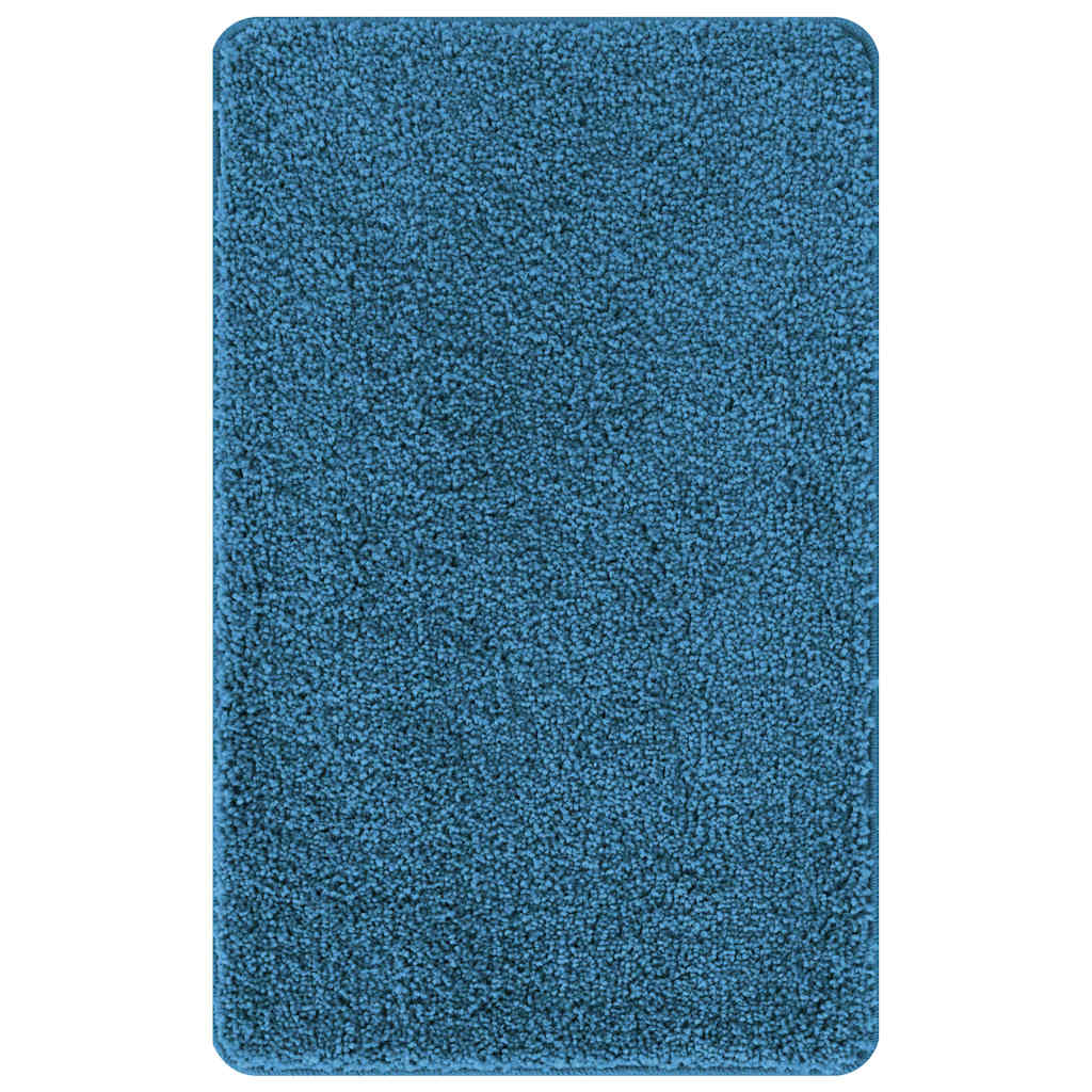 Set di tappetini antiscivolo per il bagno 2 pz Blu 50 x 50 cm