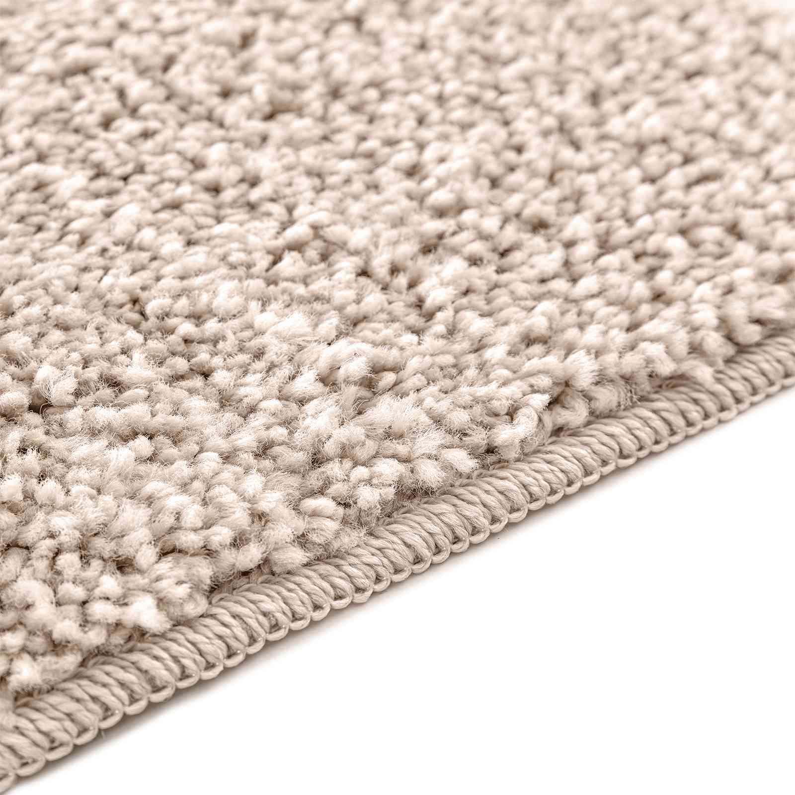 Set di tappetini antiscivolo per il bagno 3 pz Crema 50 x 80 cm