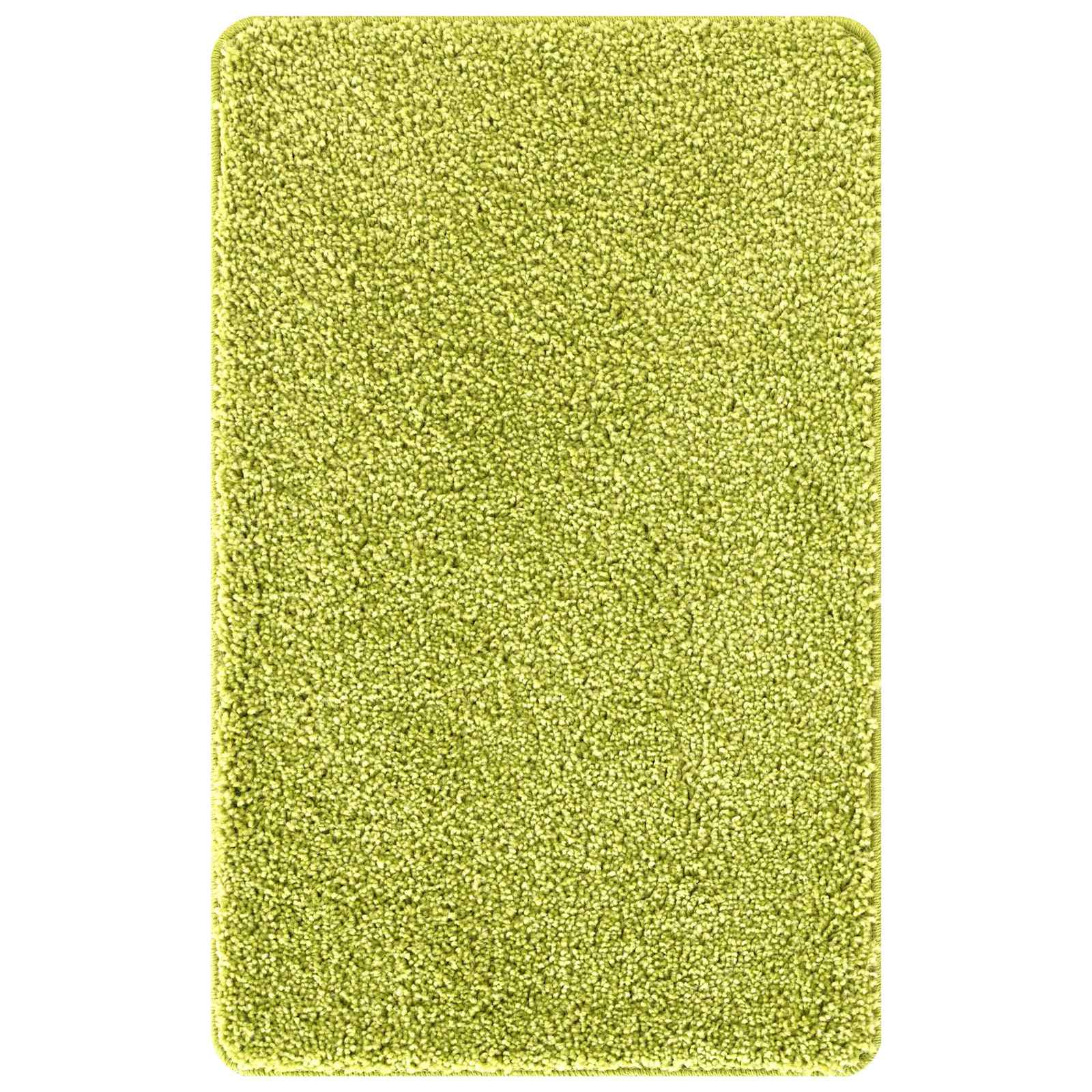Set di tappetini antiscivolo per il bagno 3 pz Verde 50 x 80 cm