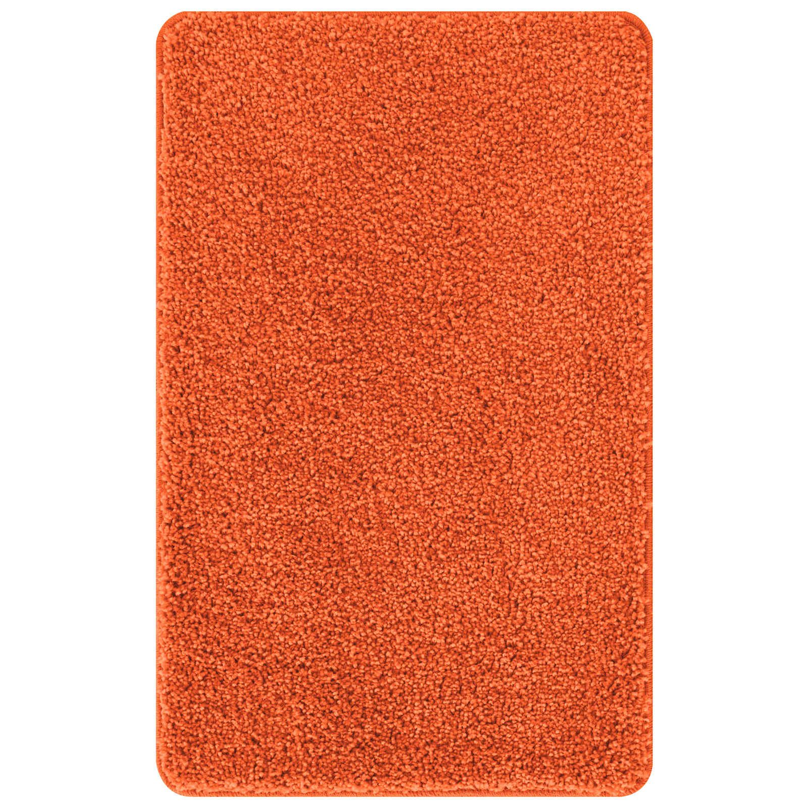 Set di tappetini antiscivolo per il bagno 3 pz Arancione PP