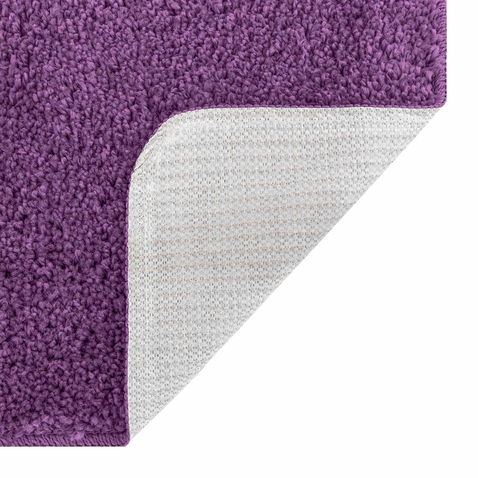 Set di tappetini antiscivolo per il bagno 3 pz Viola 50 x 80 cm