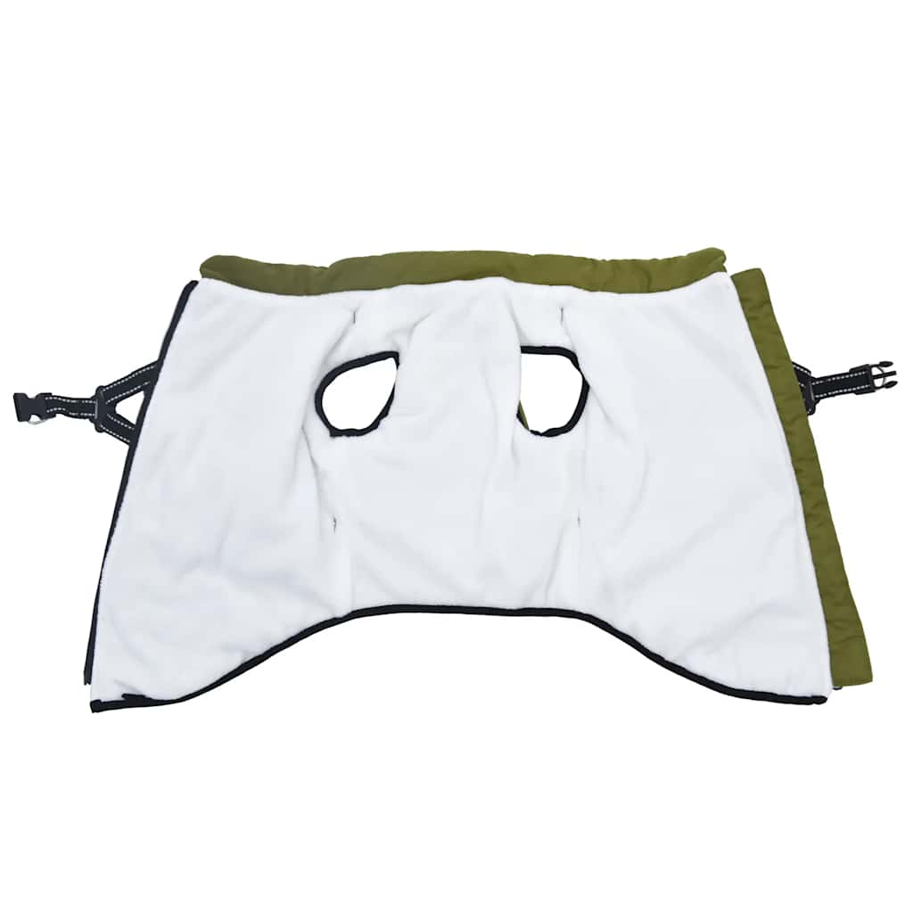 Cappotto Cani Imbracatura Impermeabile Riflettente Verde L44