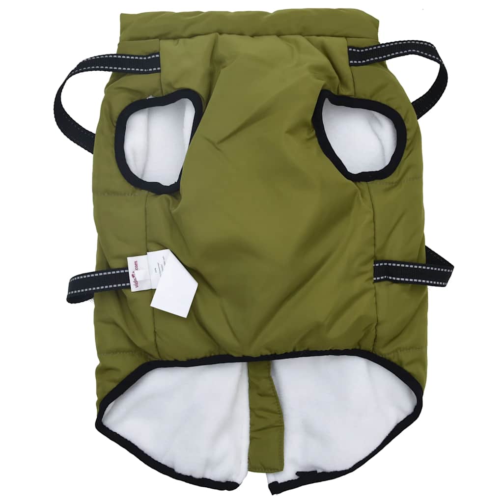 Cappotto Cani Imbracatura Impermeabile Riflettente Verde L48