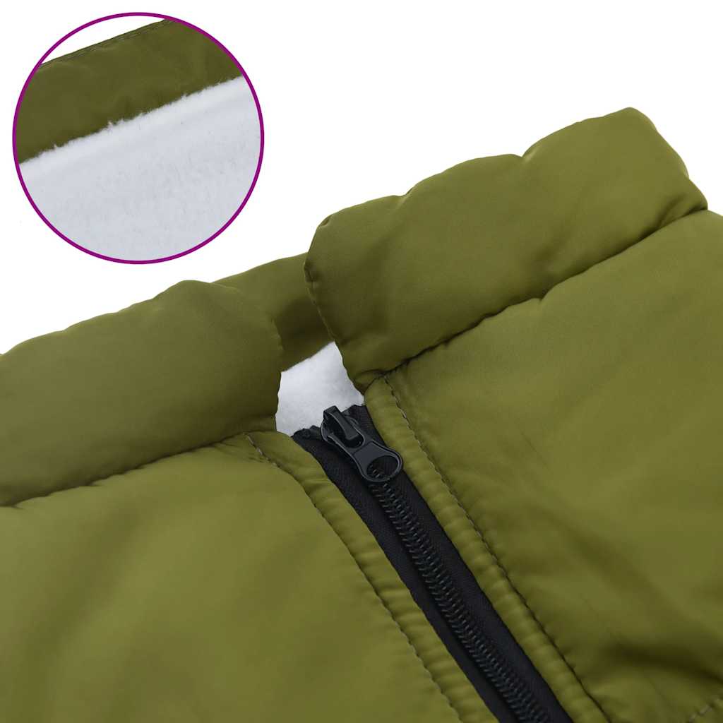 Cappotto Cani Imbracatura Impermeabile Riflettente Verde L52