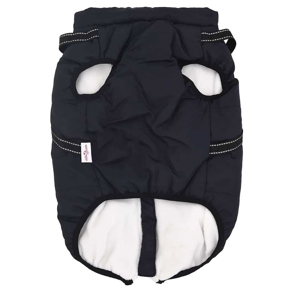 Cappotto Cani Imbracatura Impermeabile Riflettente Blu Navy L44