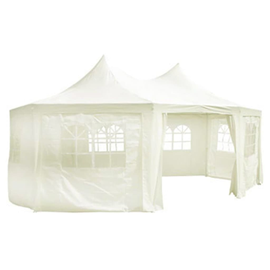 Copertura per tende da giardino 6 x 4,5 x 3 m Crema Tessuto