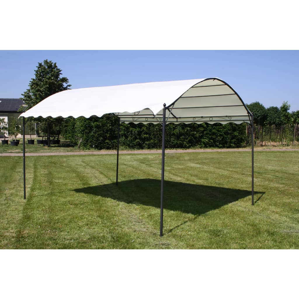 Gazebo in Tessuto Bianco Crema