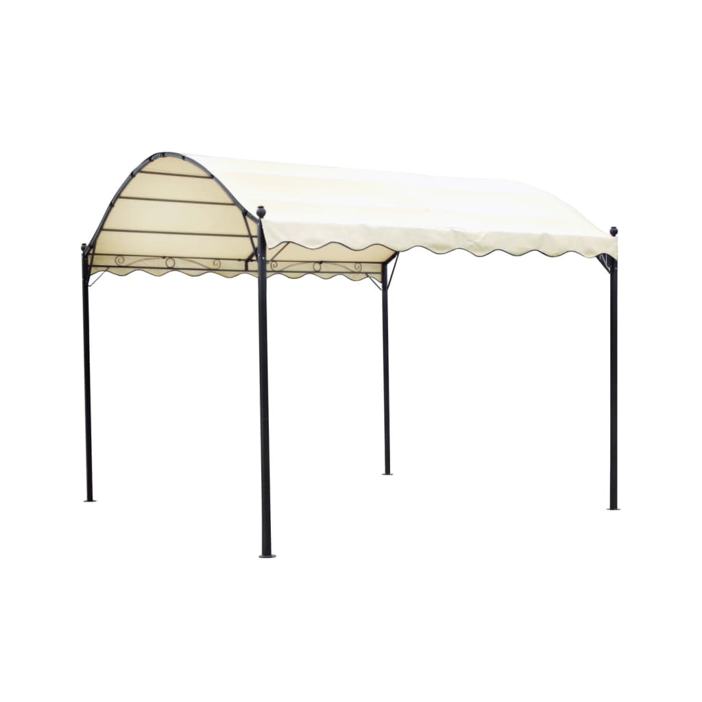 Gazebo in Tessuto Bianco Crema