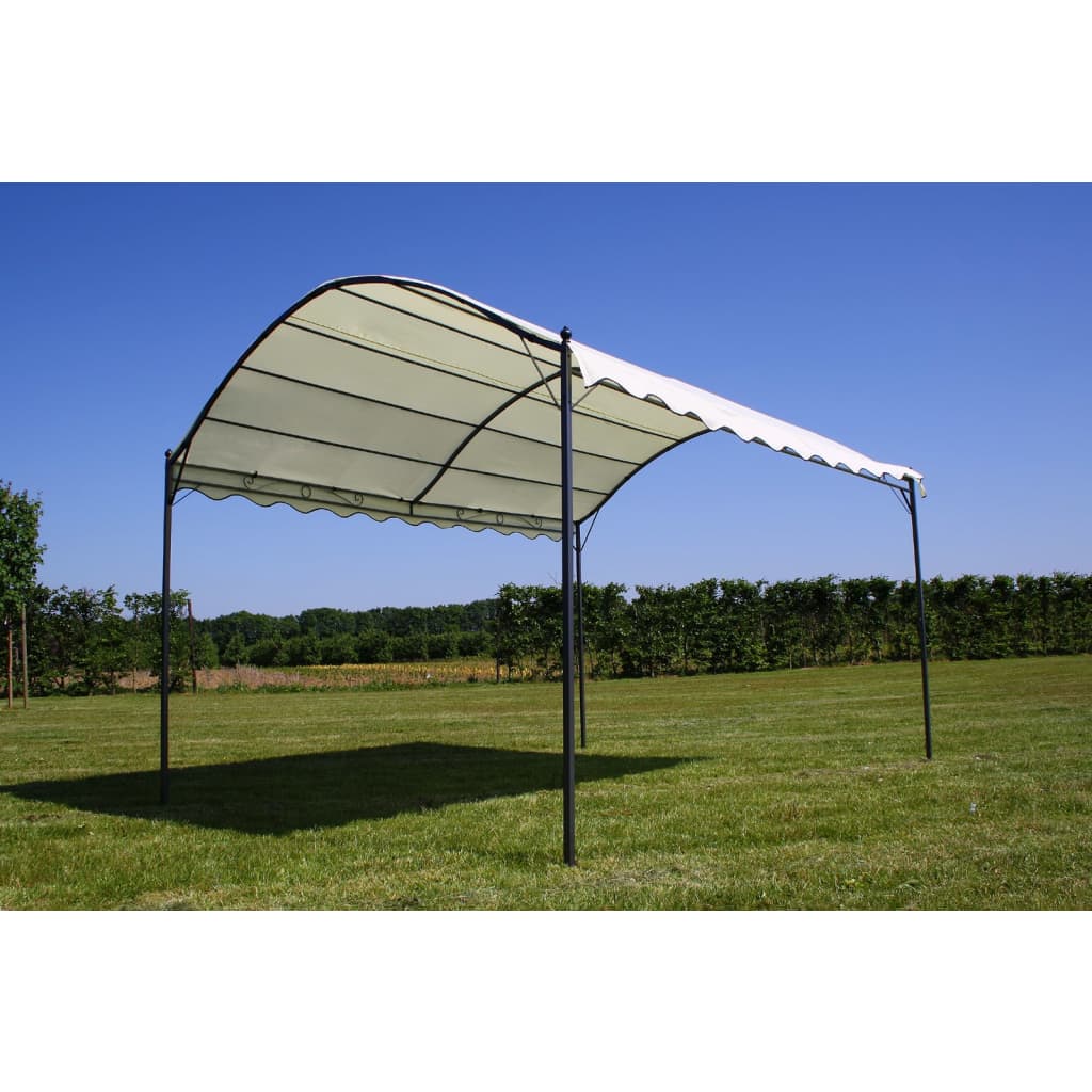 Gazebo in Tessuto Bianco Crema