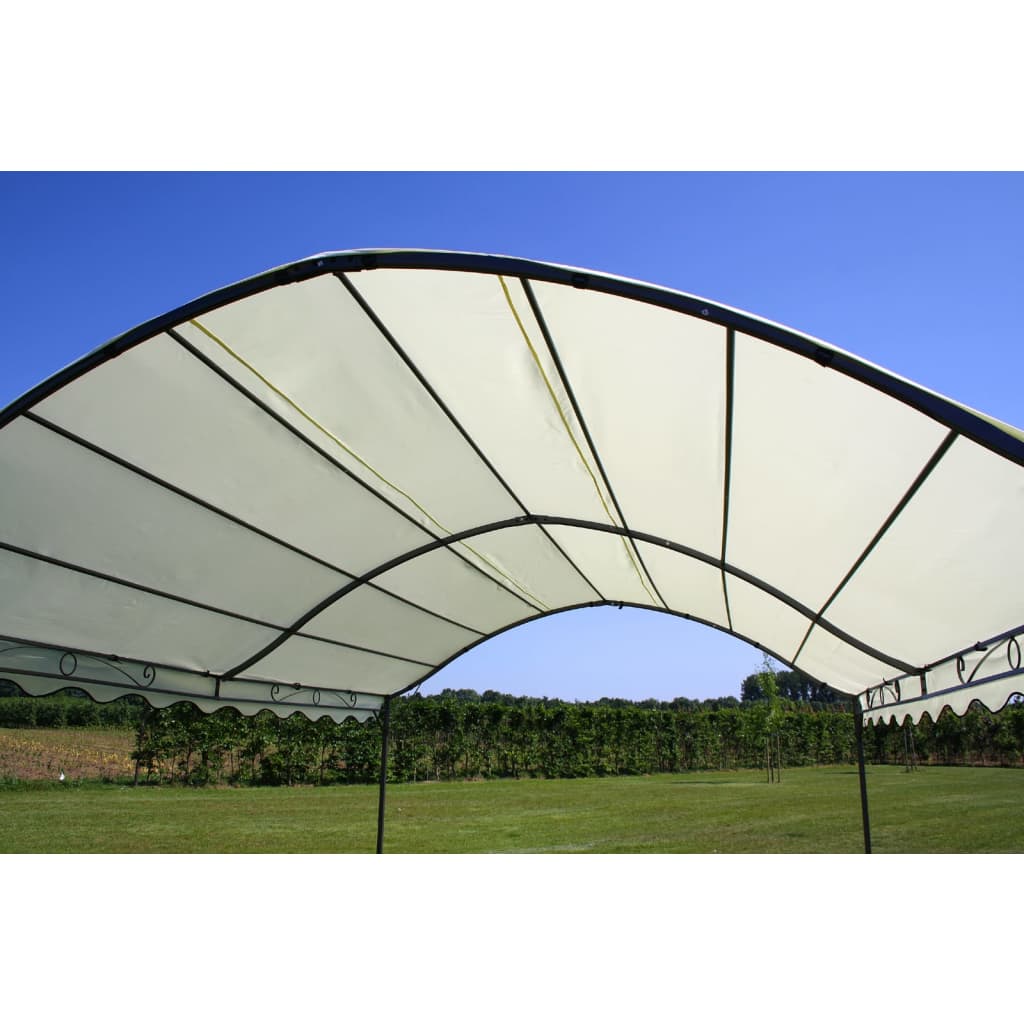 Gazebo in Tessuto Bianco Crema